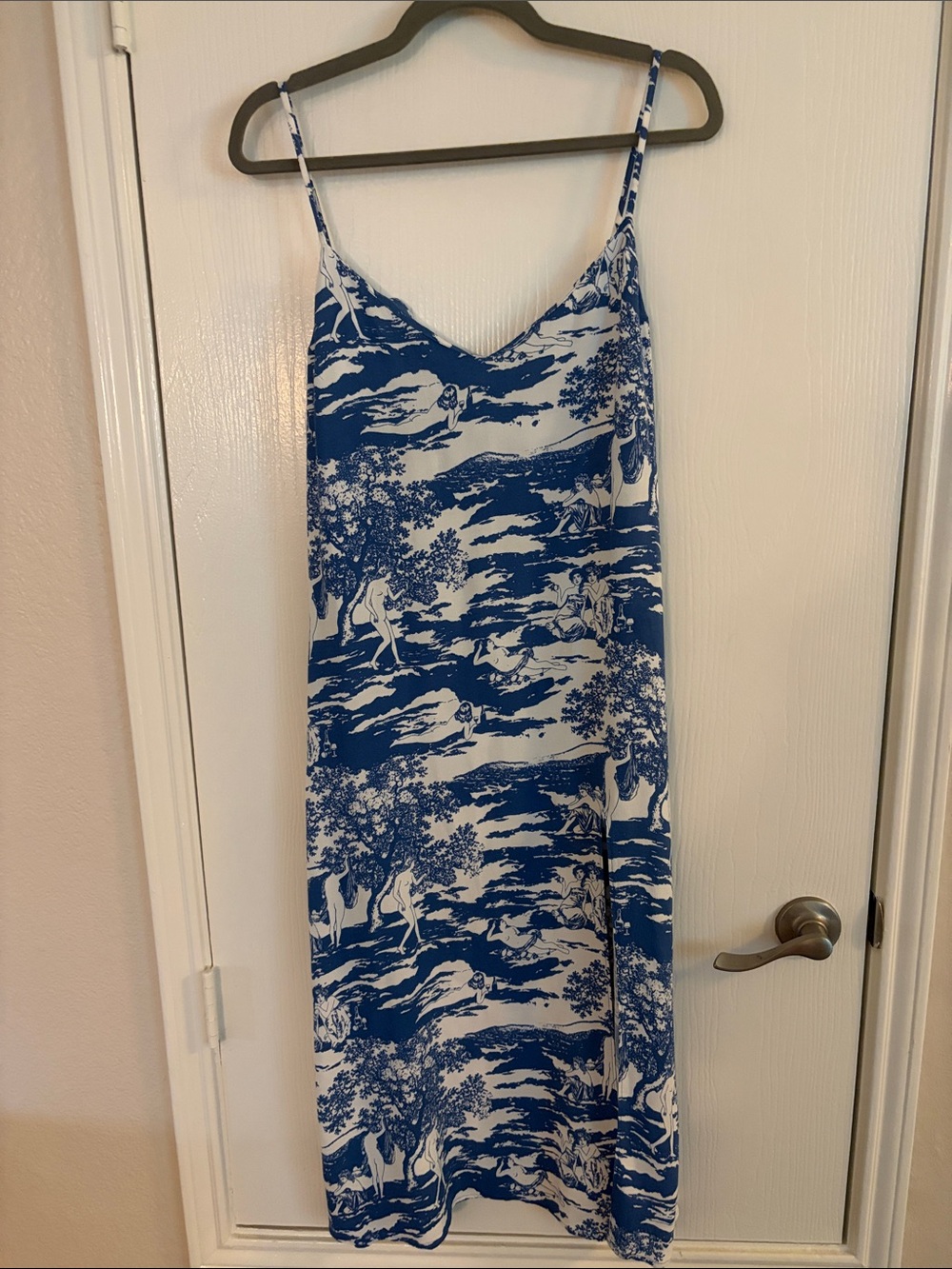 Reformation Crimini Naked Lunch Dress. Size 8.  Nude women picnic toille- RARE!!